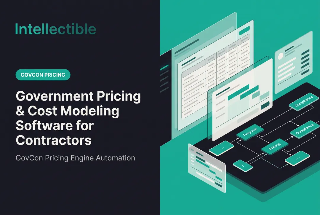 Government Pricing & Cost Modeling Software for Contractors