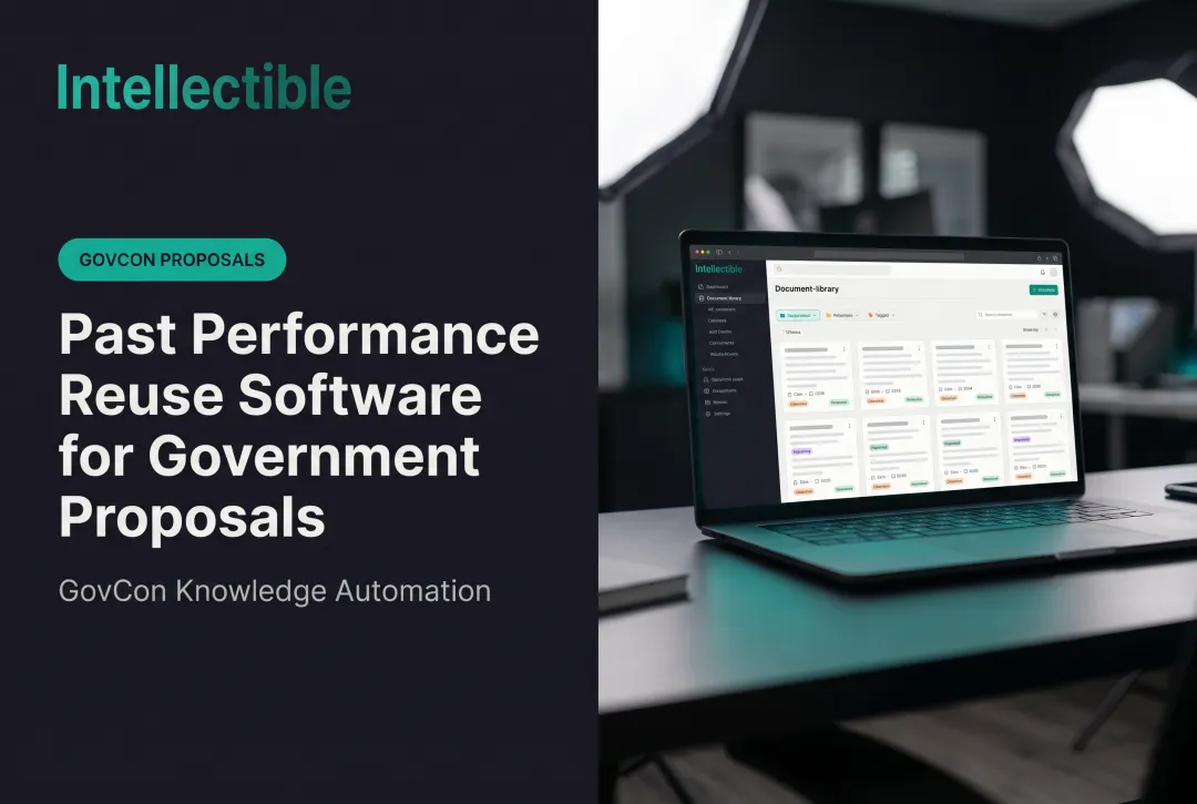Past Performance Reuse Software for Government Proposals