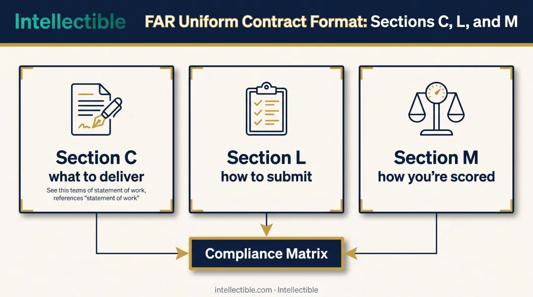 Section C L M compliance matrix mapping structure diagram