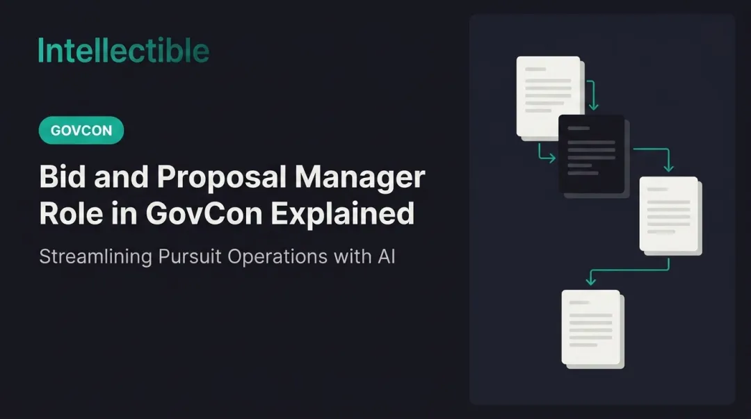Bid and Proposal Manager Role in GovCon Explained