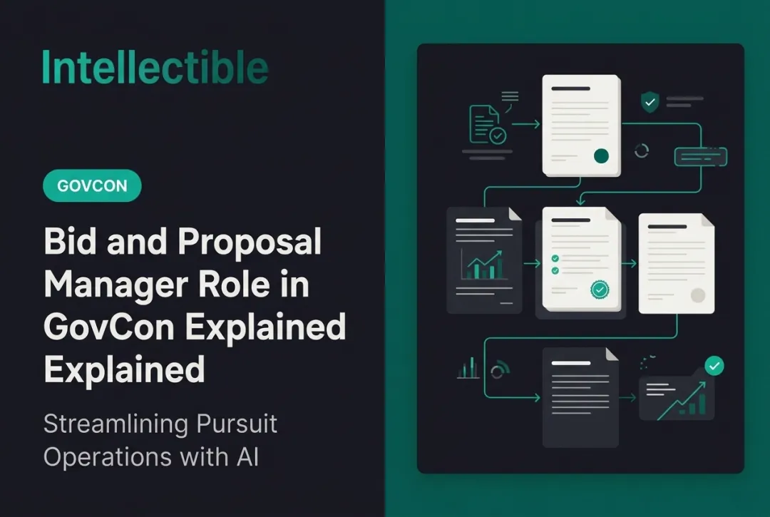 Bid and Proposal Manager Role in GovCon Explained