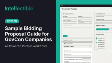 Sample Bidding Proposal Guide for GovCon Companies