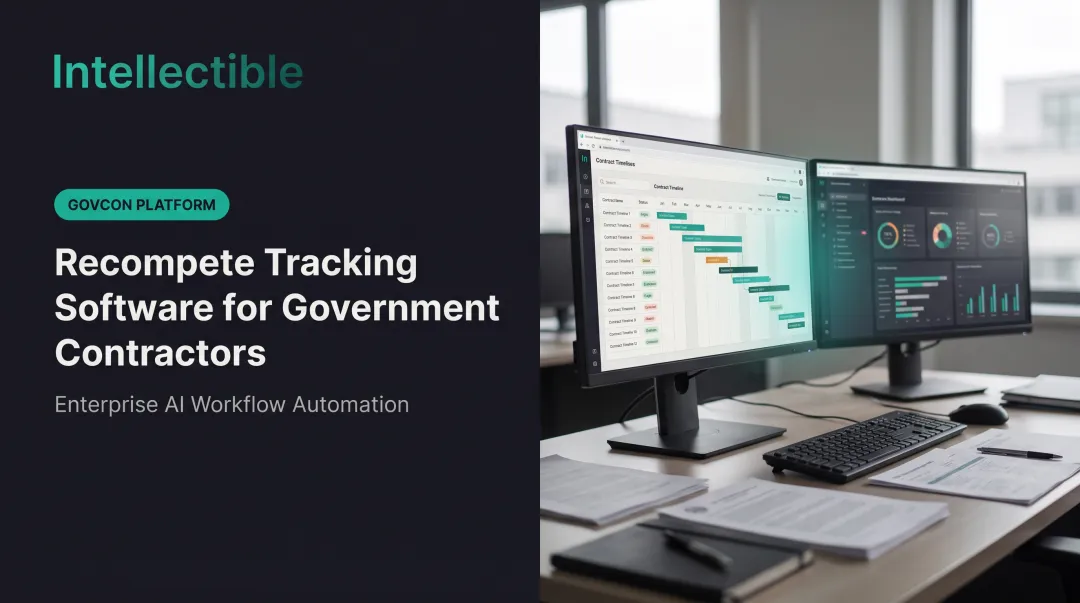 Recompete Tracking Software for Government Contractors
