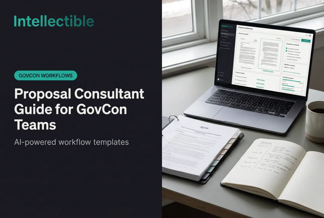 Proposal Consultant Guide for GovCon Teams