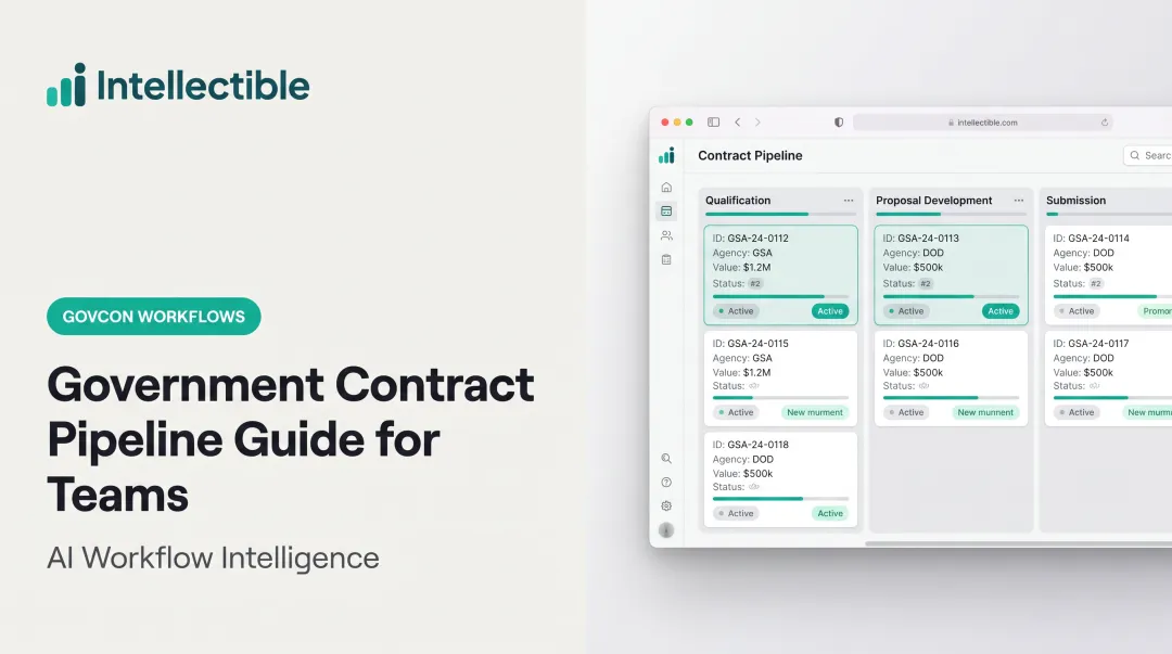 Government Contract Pipeline Guide for Teams