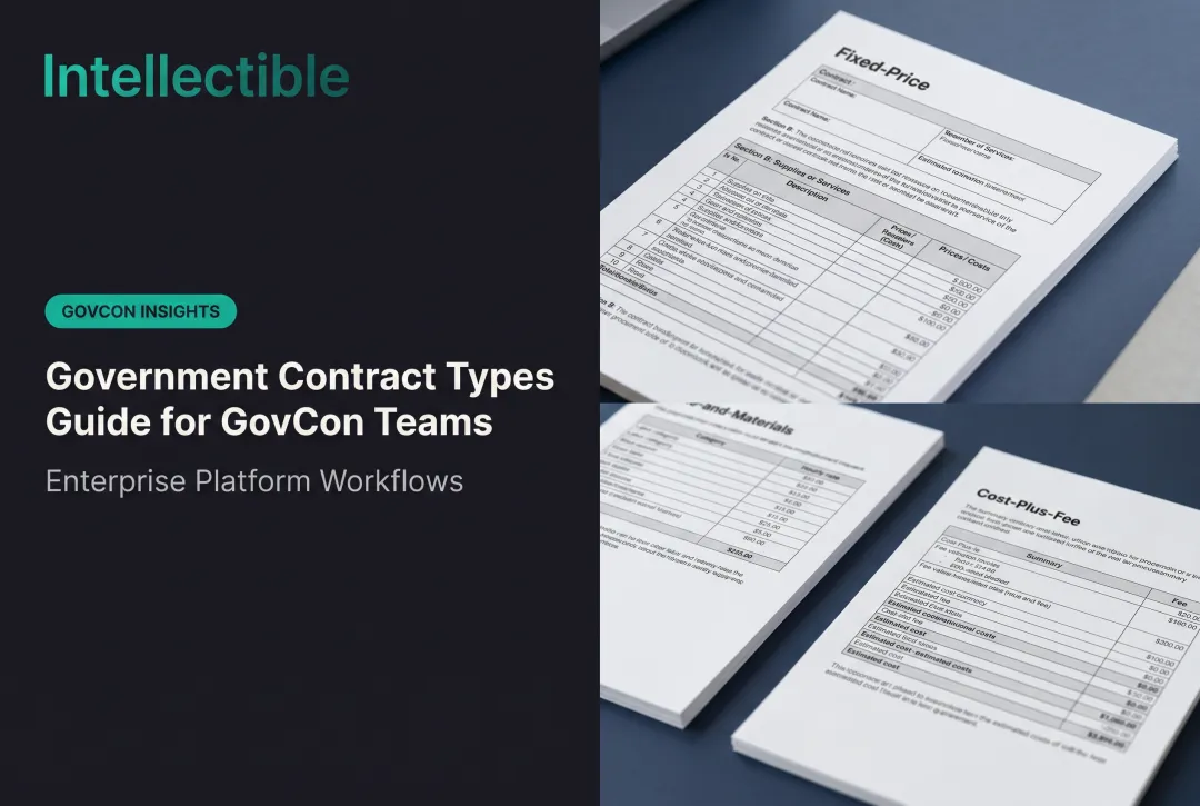 Government Contract Types Guide for GovCon Teams