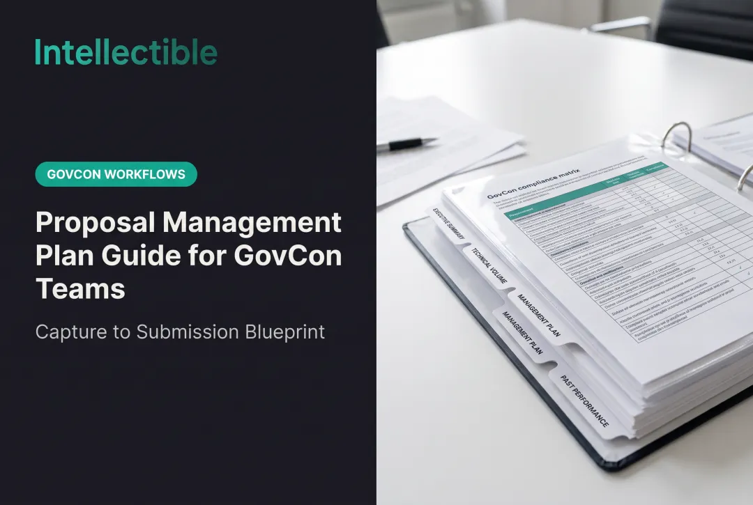 Proposal Management Plan Guide for GovCon Teams