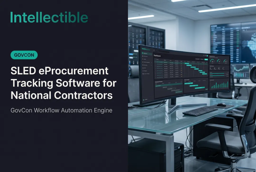 SLED eProcurement Tracking Software for National Contractors