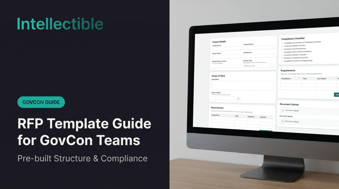 RFP Template Guide for GovCon Teams