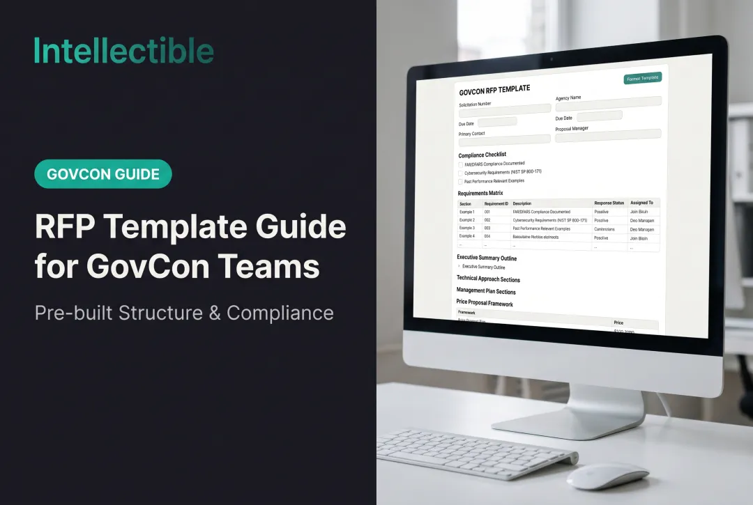 RFP Template Guide for GovCon Teams