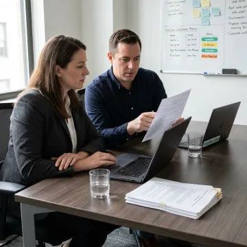 GovCon proposal team using AI RFP workflow software