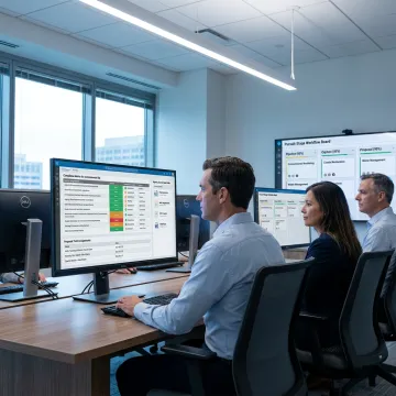GovCon team managing bid workflow