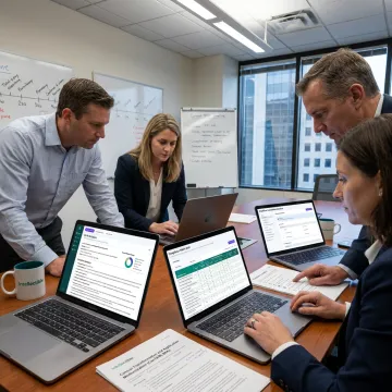 GovCon team managing RFP workflows with AI software