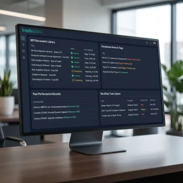 GovCon RFP knowledge dashboard
