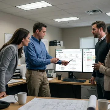 GovCon construction bid management dashboard