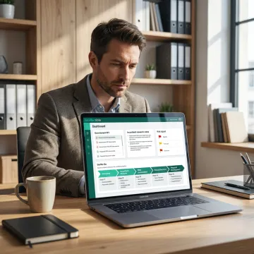 Capture manager reviewing an RFI analysis workflow