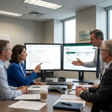 GovCon team managing a digital proposal workflow