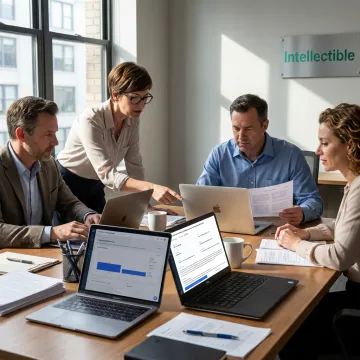 Veteran-led team reviewing federal contract opportunities