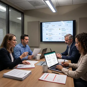 GovCon team managing an RFP response