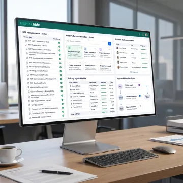 AI platform organizing a government proposal pursuit