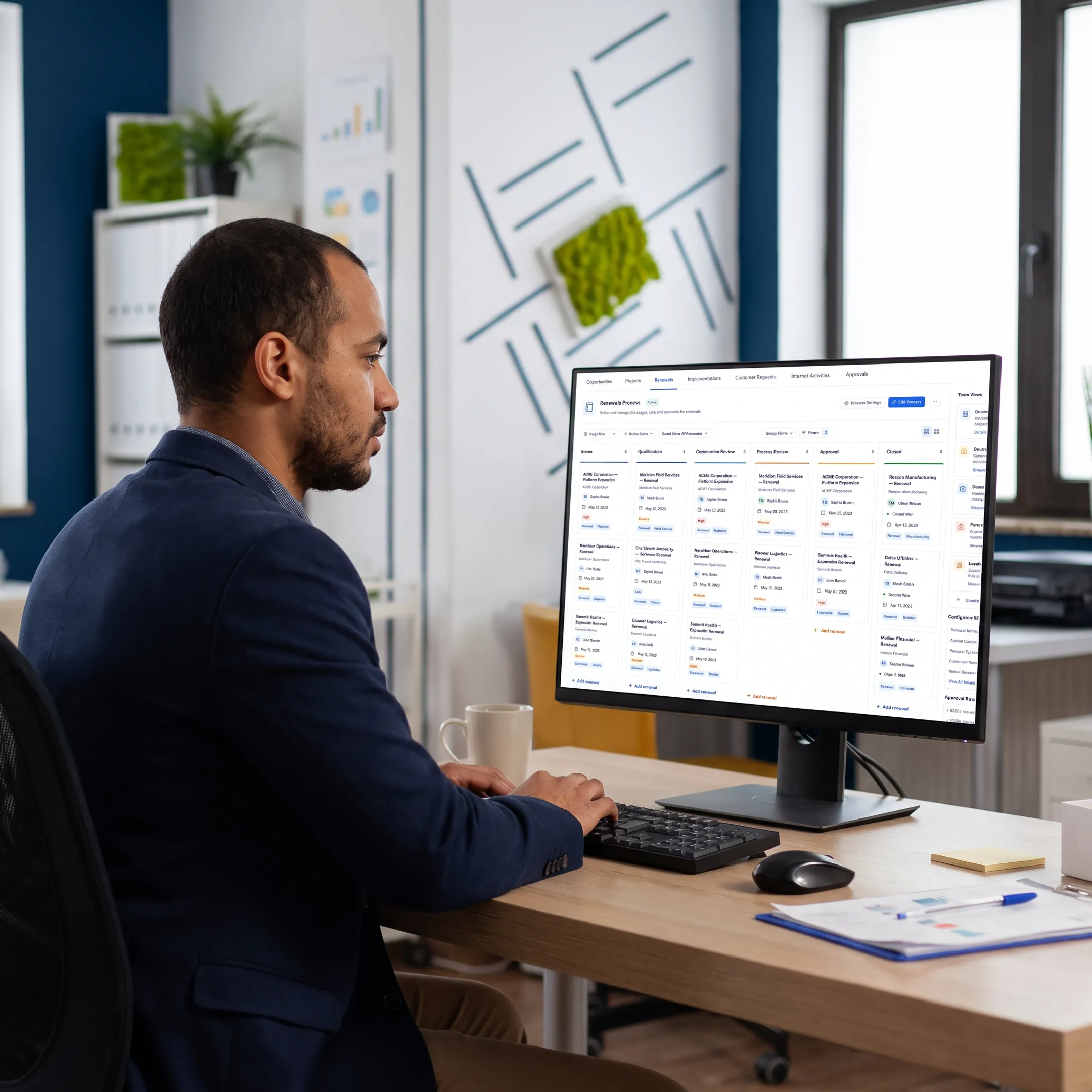 Proposal manager using a pursuit workflow dashboard