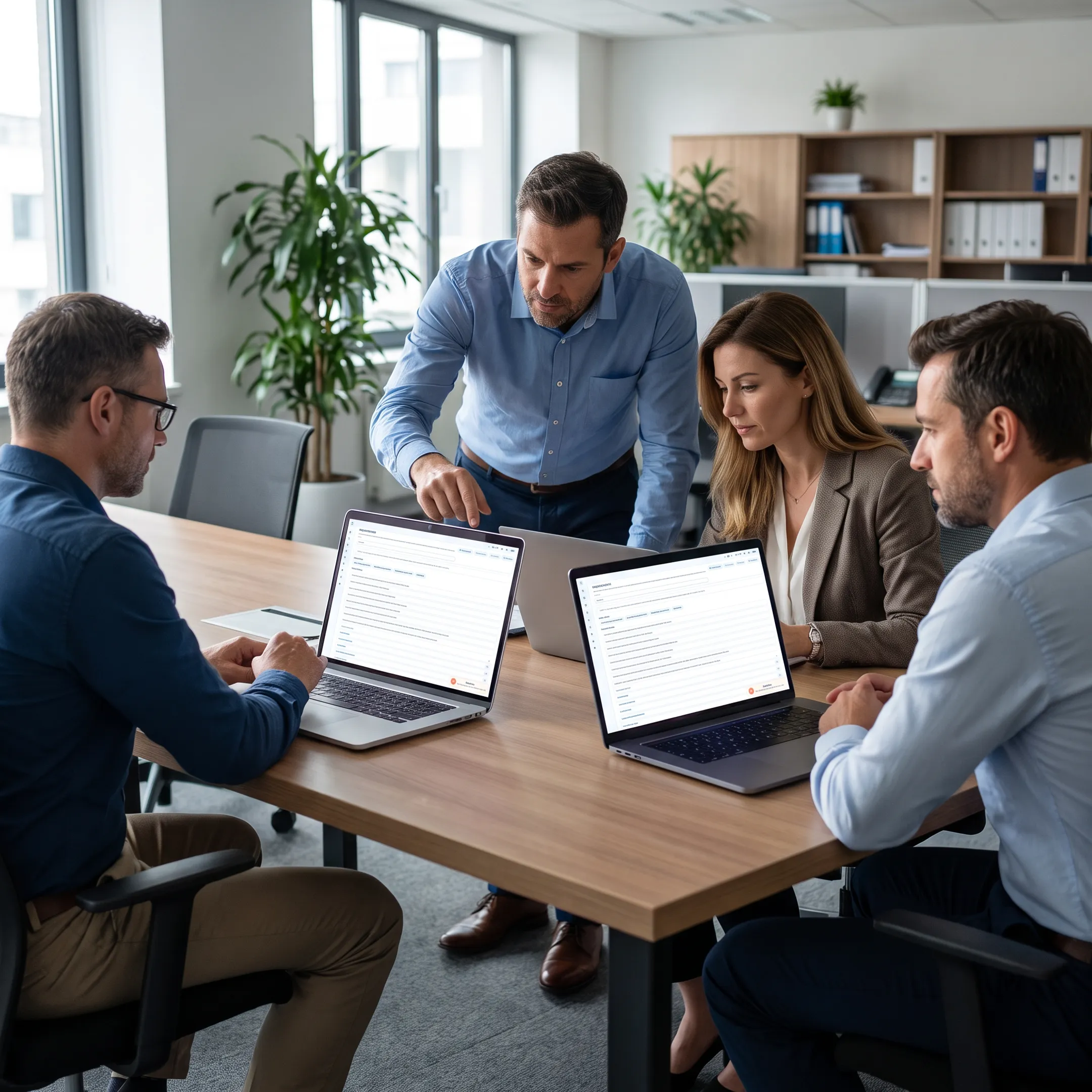 GovCon team reviewing a GSA eBuy proposal