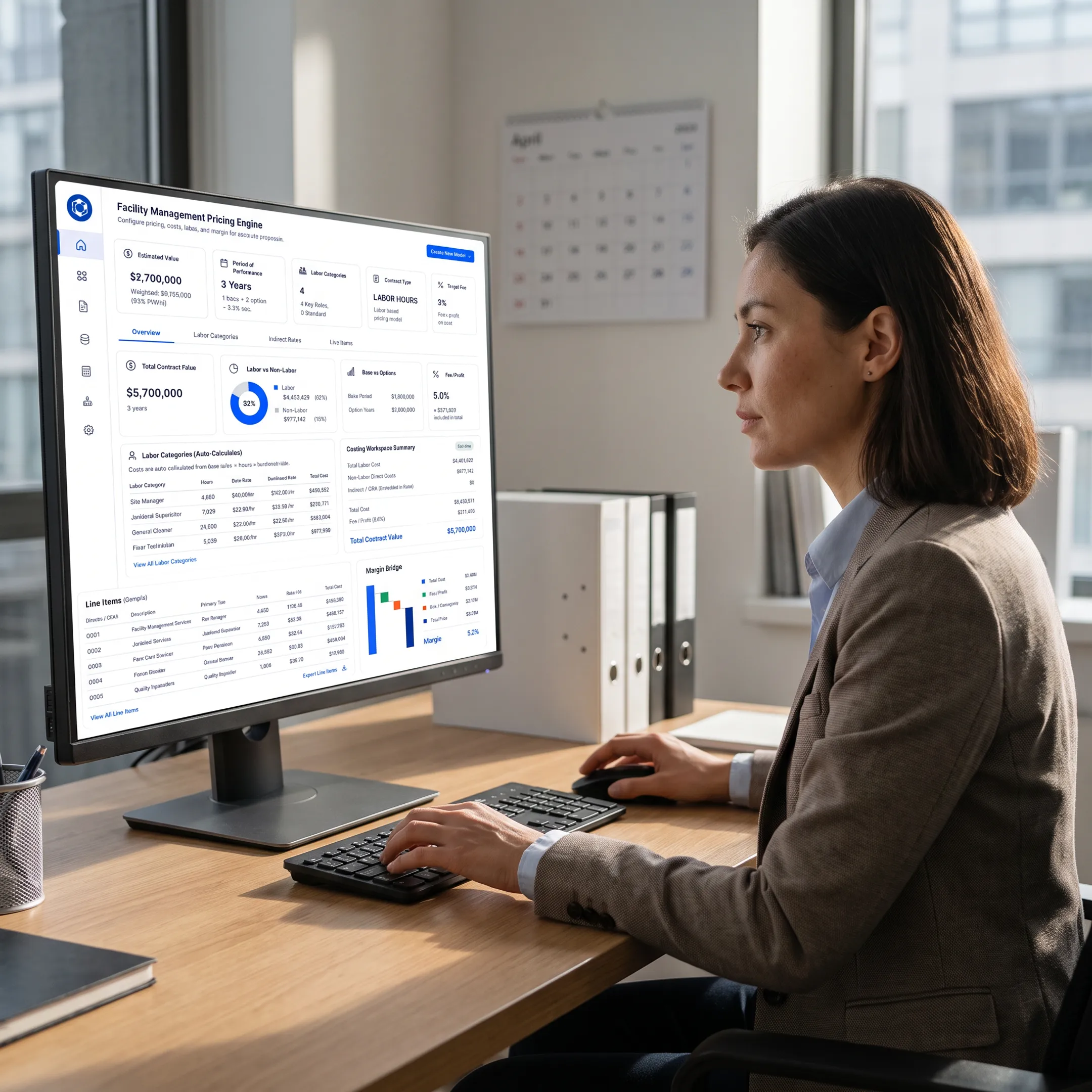 Pricing analyst building a wrap rate model