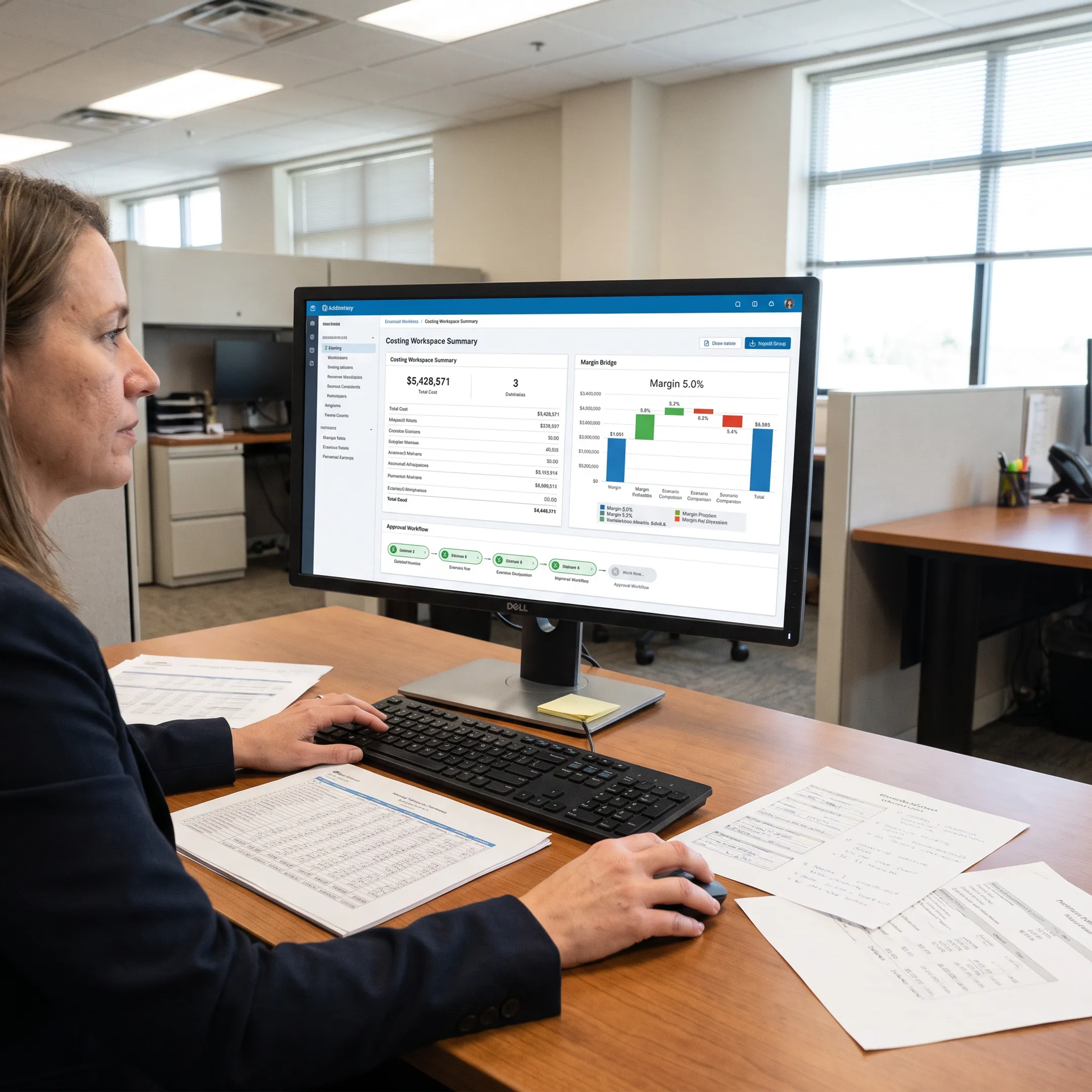 Analyst building a controlled pricing model