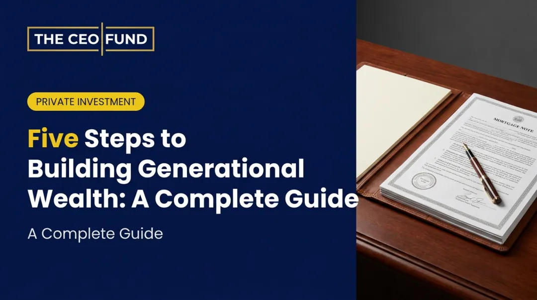 Five Steps to Building Generational Wealth: A Complete Guide
