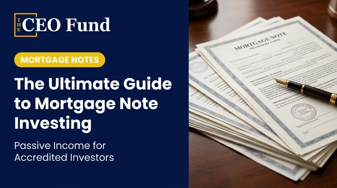 The Ultimate Guide to Mortgage Note Investing