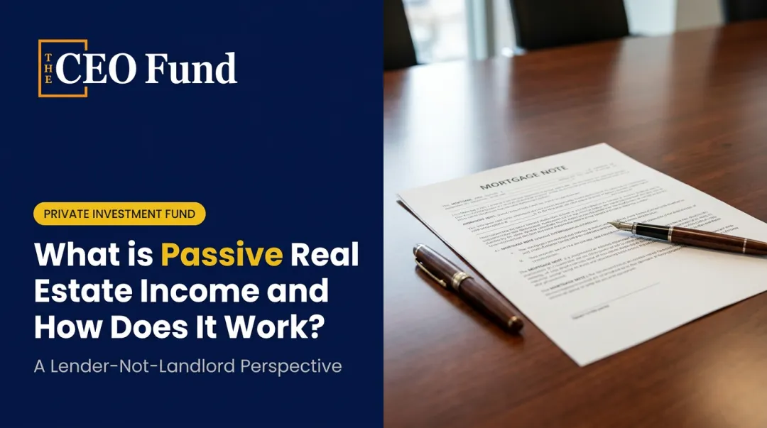What is Passive Real Estate Income and How Does It Work?