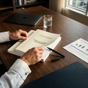 Private placement memorandum for hedge fund investors