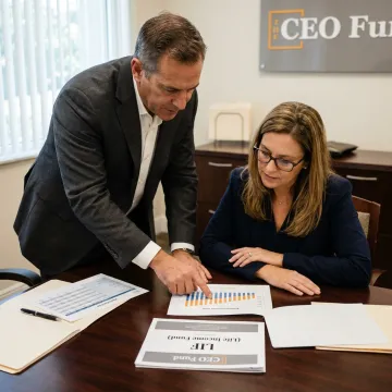 Retirement income planning meeting