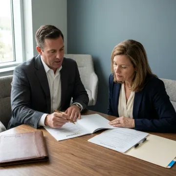 Fund manager guiding investor onboarding process