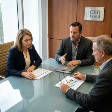 Private investment broker discussing market access
