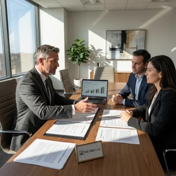 Investor onboarding meeting for wealth management