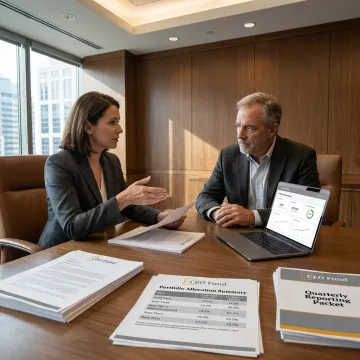 Investor reviewing mortgage note investment process