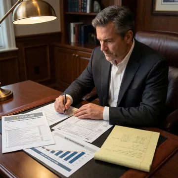 Investor reviewing qualified opportunity fund examples