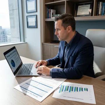 Passive real estate investor reviewing mortgage note strategy