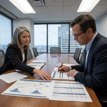 Accredited investor reviewing wealth management strategy