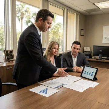 Fund manager explaining mortgage note investing process