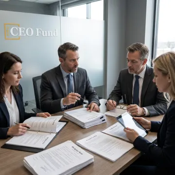 Investor onboarding meeting with fund managers