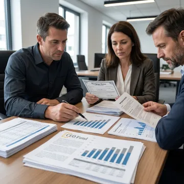 Real estate-backed investment planning meeting