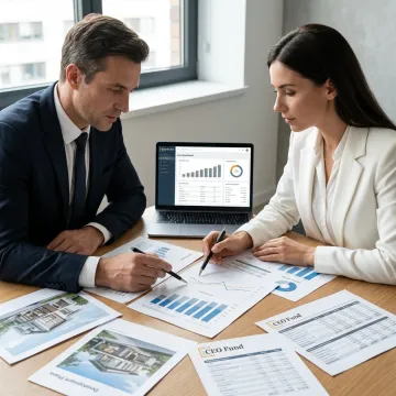 Real estate investment and development strategy meeting