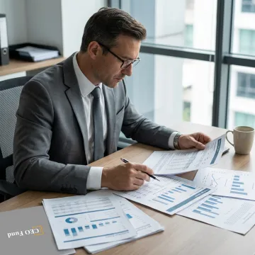 Fund manager reviewing real estate-backed investment portfolio