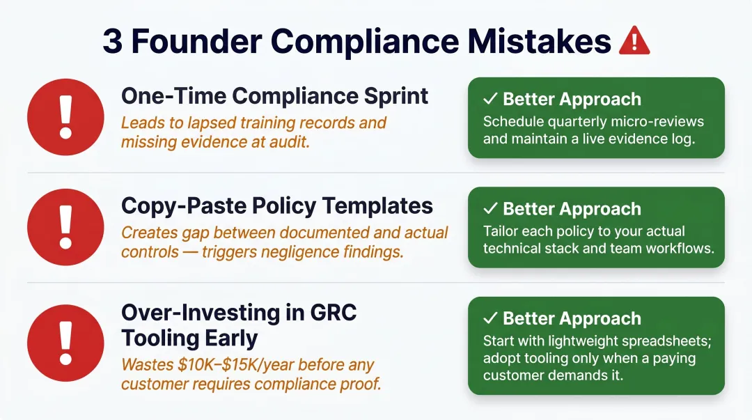 Three common HIPAA compliance mistakes SaaS founders make and how to avoid them
