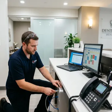 Emergency IT support for a dental practice