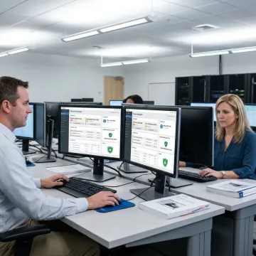 IT service management dashboard for healthcare and finance teams