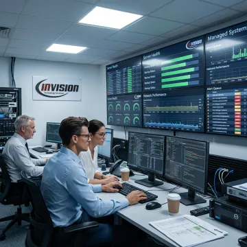 Managed server monitoring and IT support dashboard