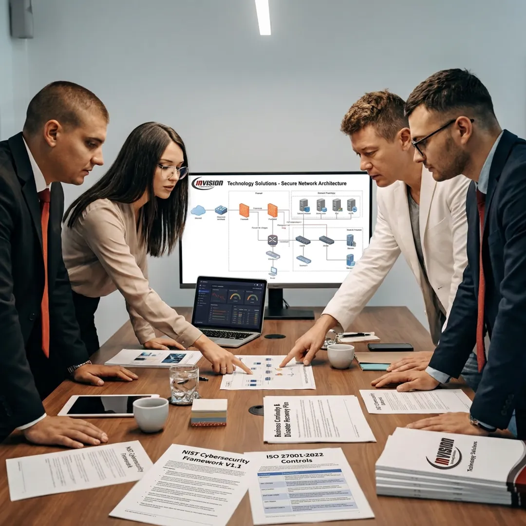 IT team planning infrastructure improvements